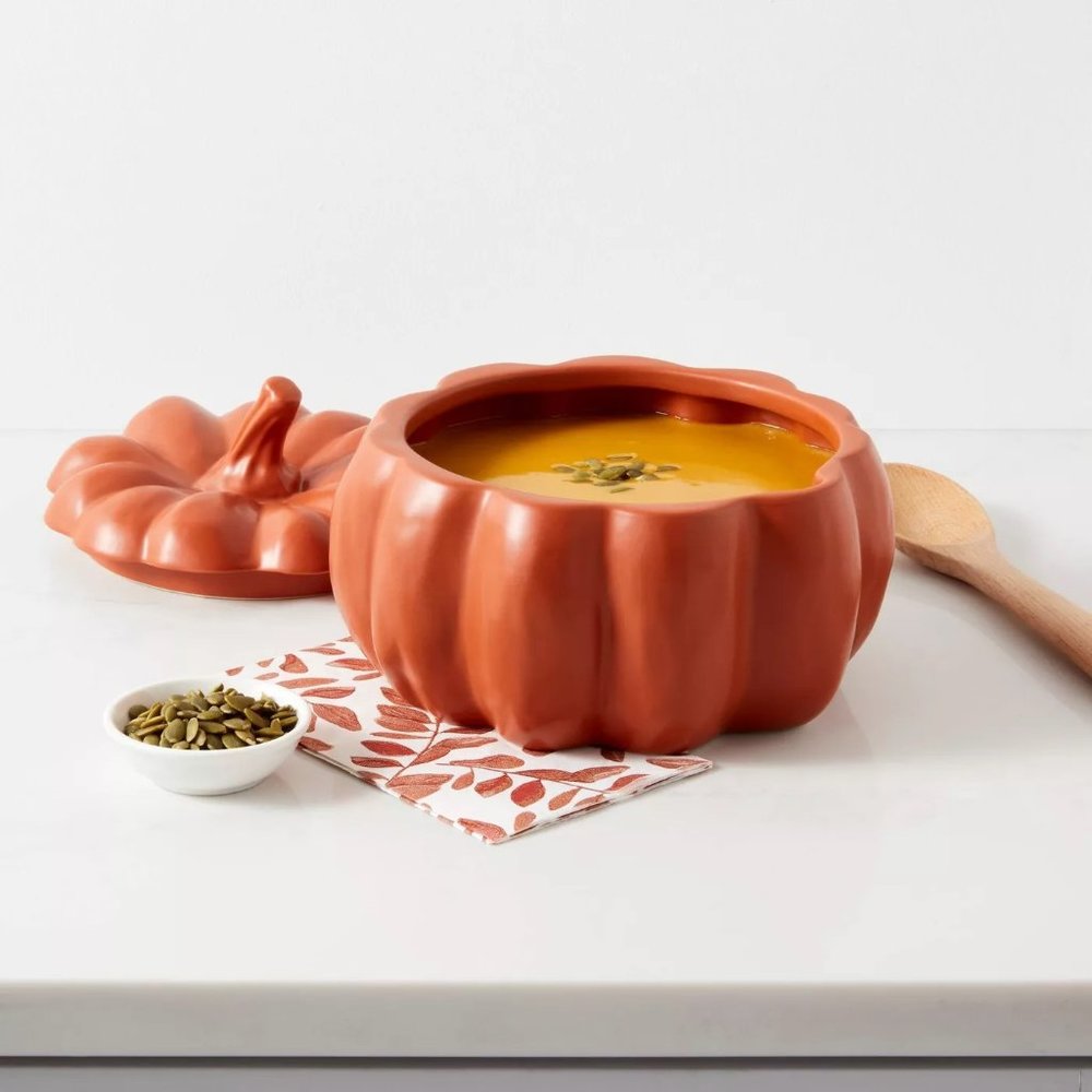 New  Pumpkin Tureen Serving Dish